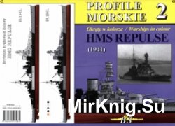 Profile Morskie - warships in colour 02 - Okrety w kolorze - British Battlecruiser HMS REPULSE.1941
