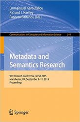 Metadata and Semantics Research
