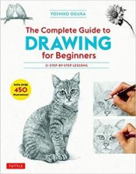 The Complete Guide to Drawing for Beginners: 21 Step-by-Step Lessons - Over 450 illustrations!
