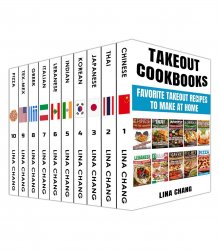Takeout Cookbooks Box Set 10 books in 1! Favorite Takeout Recipes to Make at Home