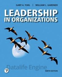 Leadership in Organizations, 9th Edition