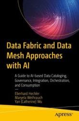 Data Fabric and Data Mesh Approaches with AI