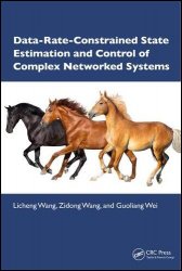 Data-Rate-Constrained State Estimation and Control of Complex Networked Systems