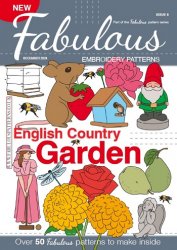 Fabulous Embroidery Patterns №6 2024 English Country Garden, Flowers