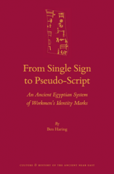 From Single Sign to Pseudo-Script: An Ancient Egyptian System of Workmen’s Identity Marks