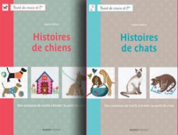 Histoires de chiens / Histoires de chats: des centaines de motifs à broder au point de croix