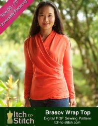 Brasov Wrap Top Digital Sewing Pattern